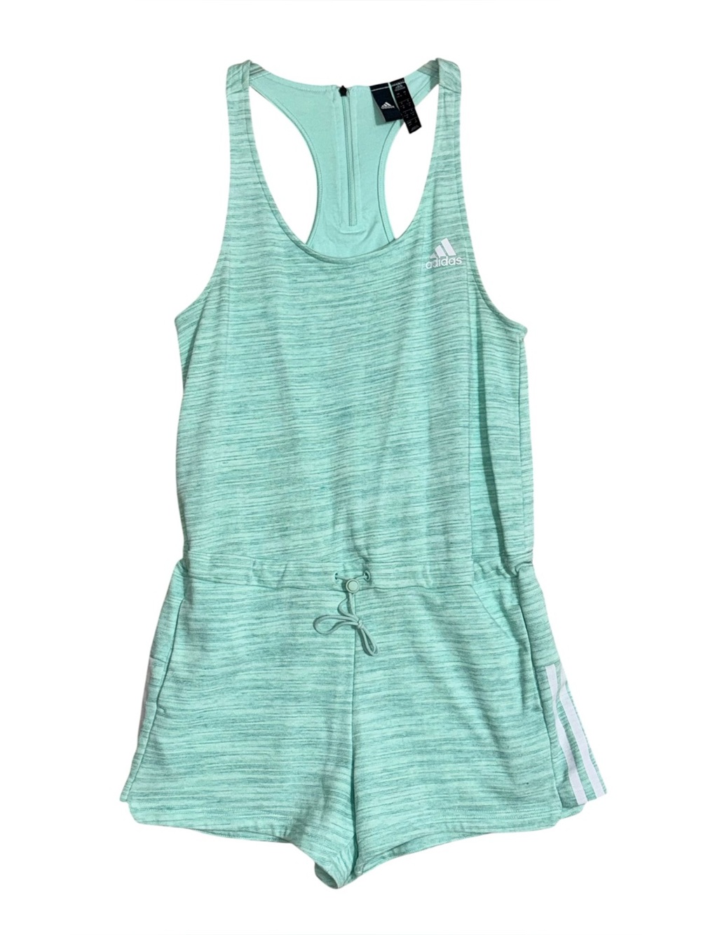 Adidas Racerback Romper Women’s Size Small Mint Green